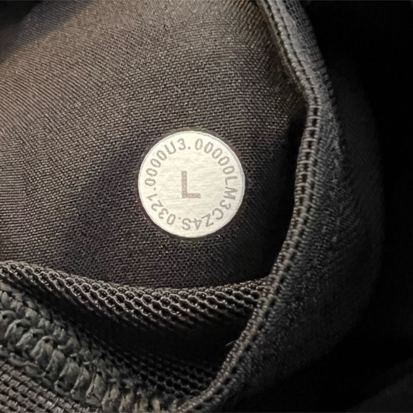 Lululemon Gridliner Fleece Full Zip Hoodie in Heathered Black Gym Activewear L - Picture 8 of 10